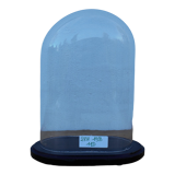 Old oval glass wedding globe 28 cm high glass bell