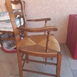 Straw armchair