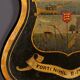 Antique 19thC English Hand Painted Essex Armorial Shield