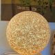 Touch base spherical table lamp in perspex