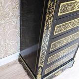 Antique Baroque Revival Inlaid Dresser, 1890s