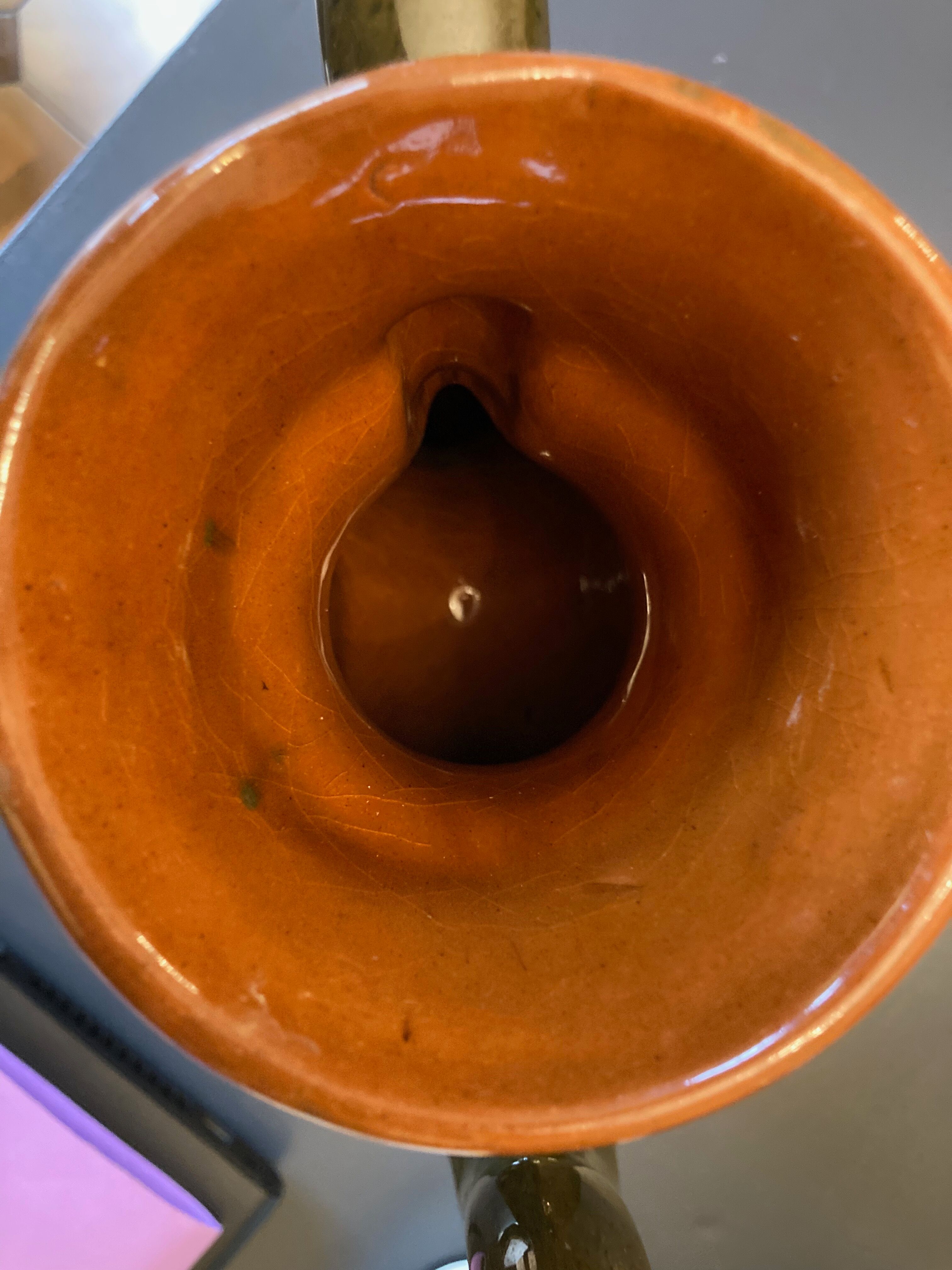 Earthenware ring coffee maker