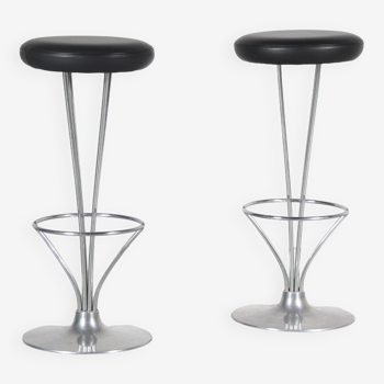 2000s Bar stools by Piet Hein for Fritz Hansen, Denmark