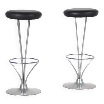 2000s Bar stools by Piet Hein for Fritz Hansen, Denmark