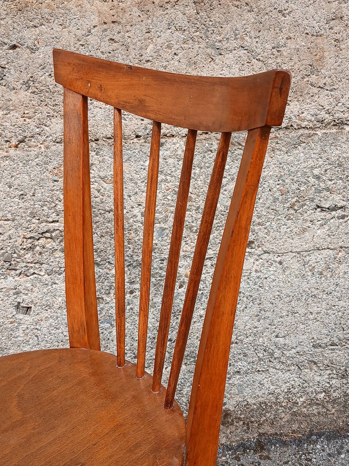 Pair of 1950s bistro chairs