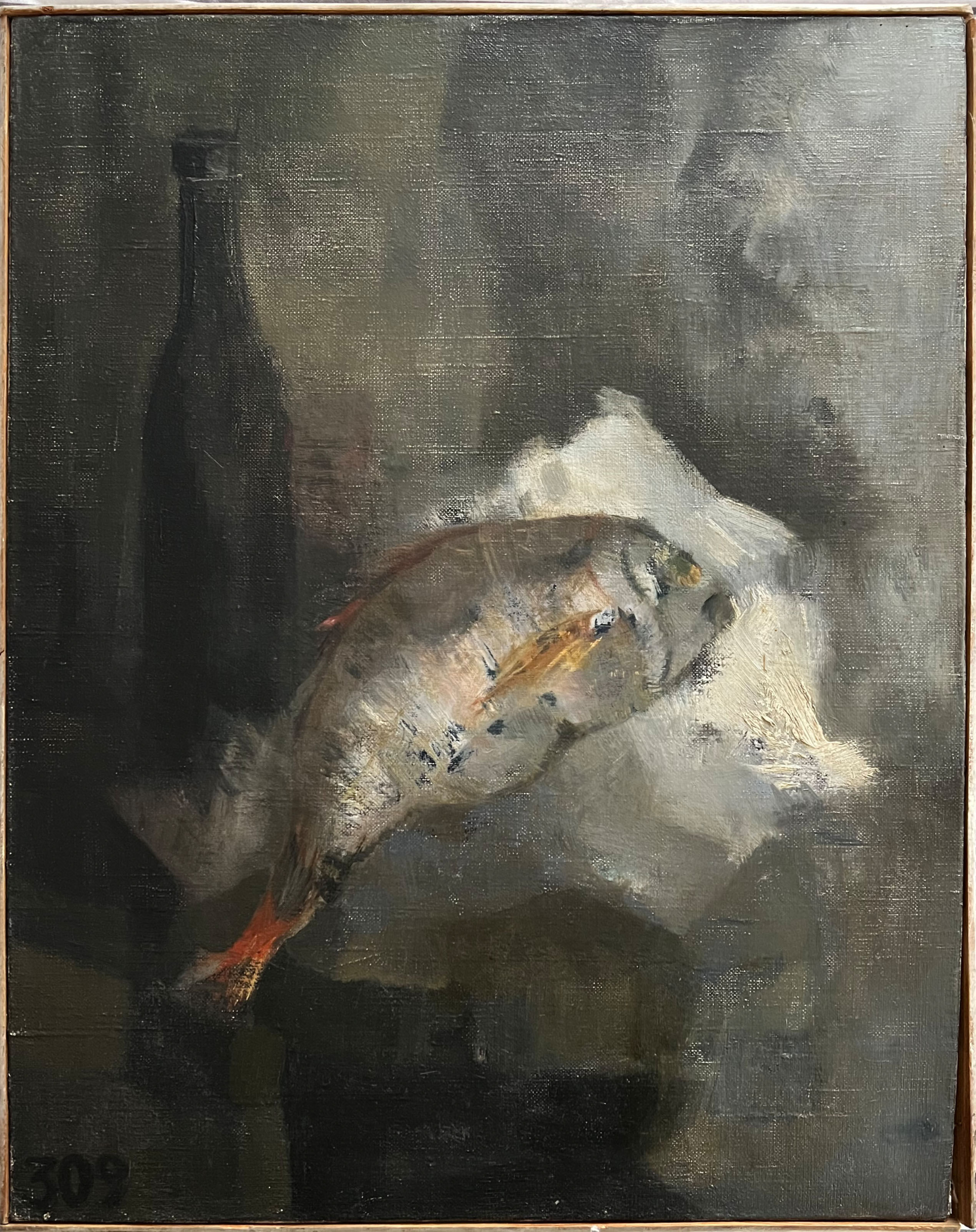 Still life with fish by Yannick Desnos
