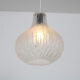 1960s Frosted glass hanging lamp from Austria