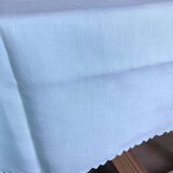 Tea cloth in pure linen aqua