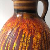 Saint Clement glazed ceramic 60s pitcher
