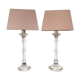 Pair Val Saint Lambert table Tiffany Lamps by Ingo Mauro