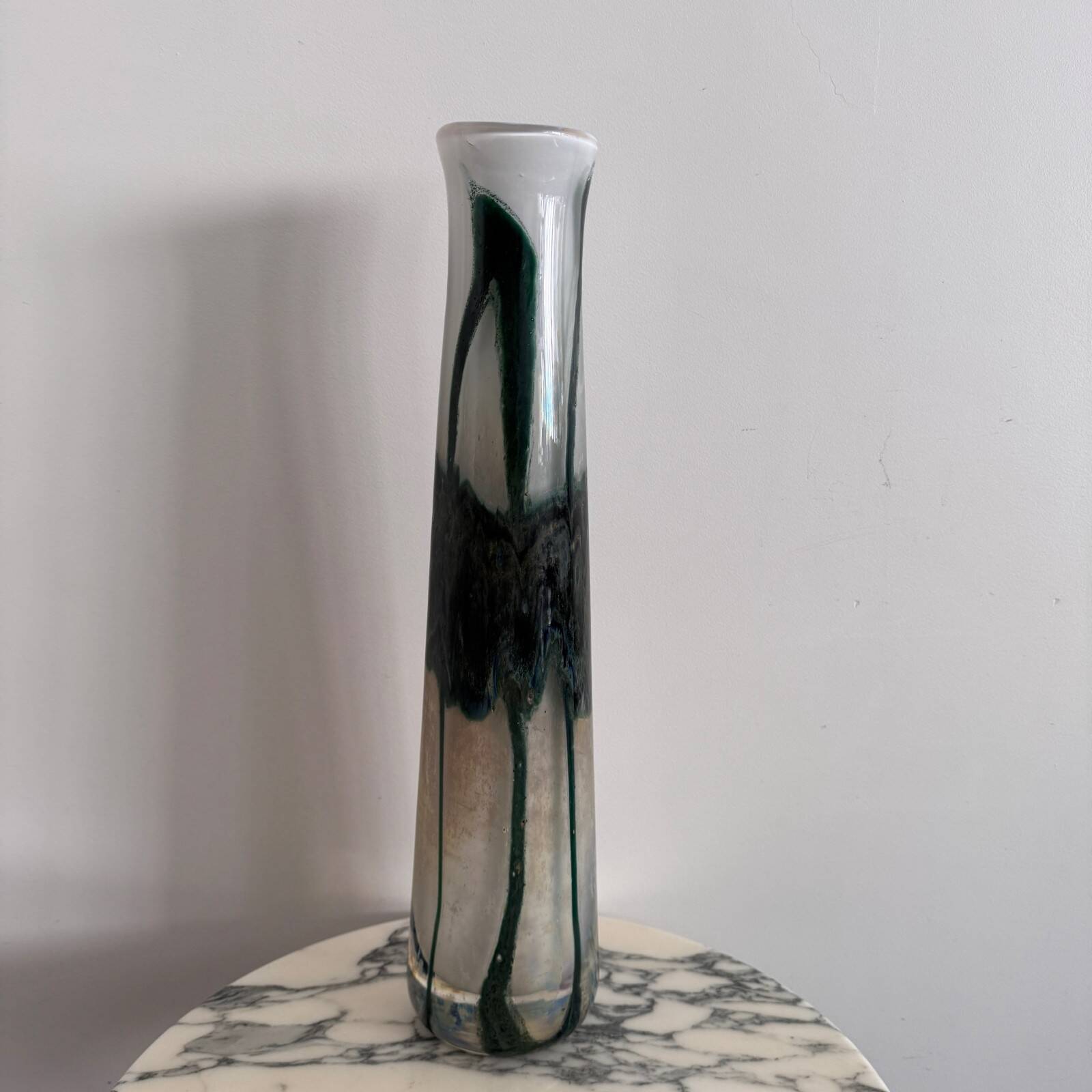 Multi-layered glass vase by Val-Saint-Lambert 20th century