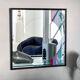 Miroir Art/Design par Eugenio Carmi pour Acerbis années 1980
