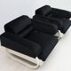 Pair of Mid-Century Modern Italian Velvet Armchairs, 1960s