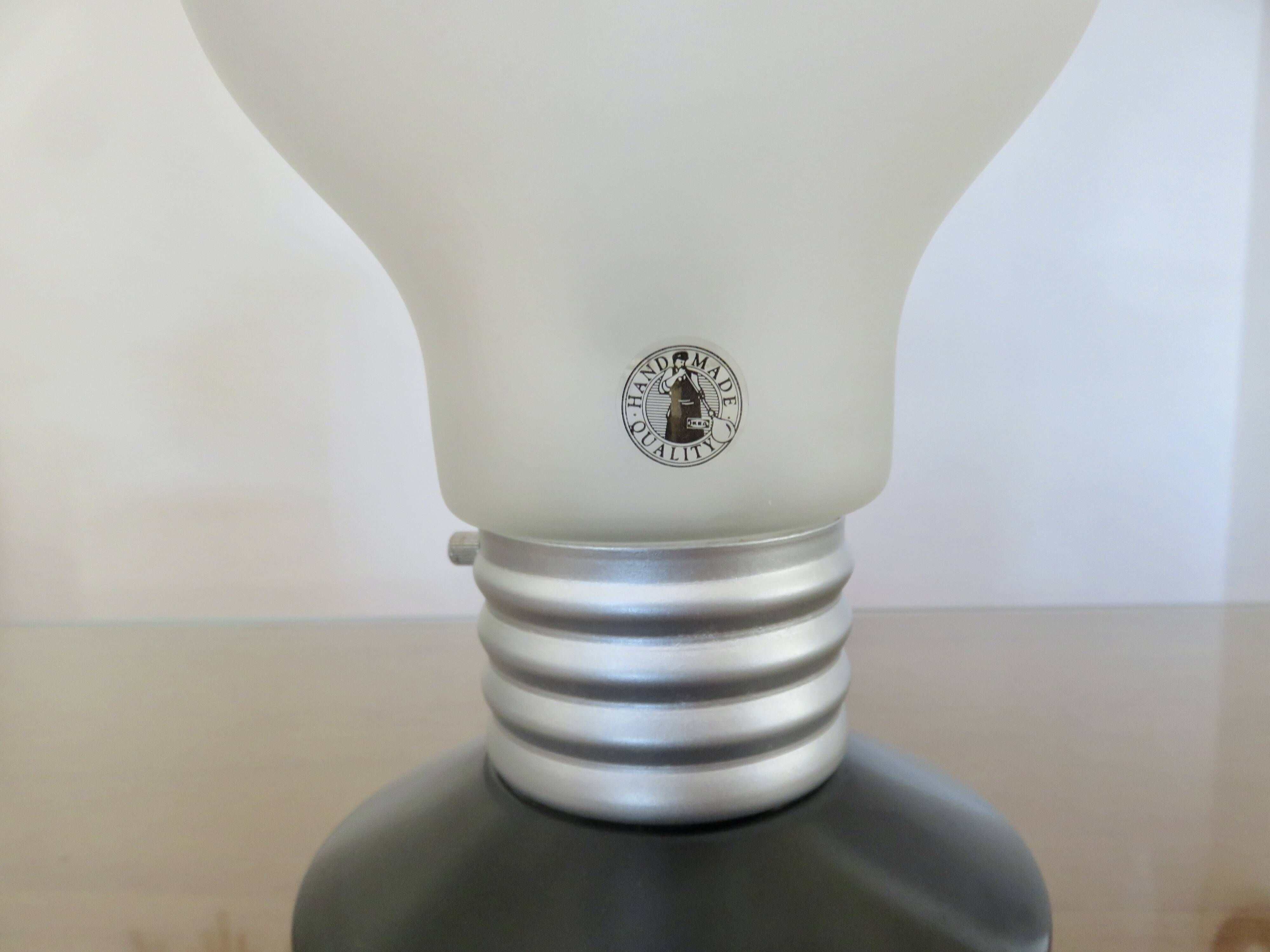 "Blinda" lamp bulb by Ikea, a 90s collector's item in the style of Ingo Maurer.