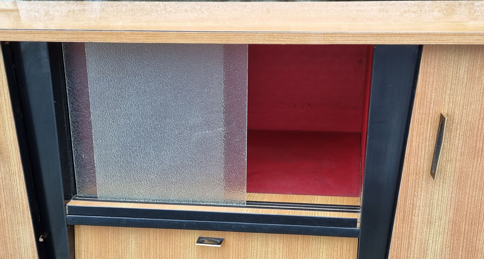 Low buffet in a formica rockabilly, vintage, 50s