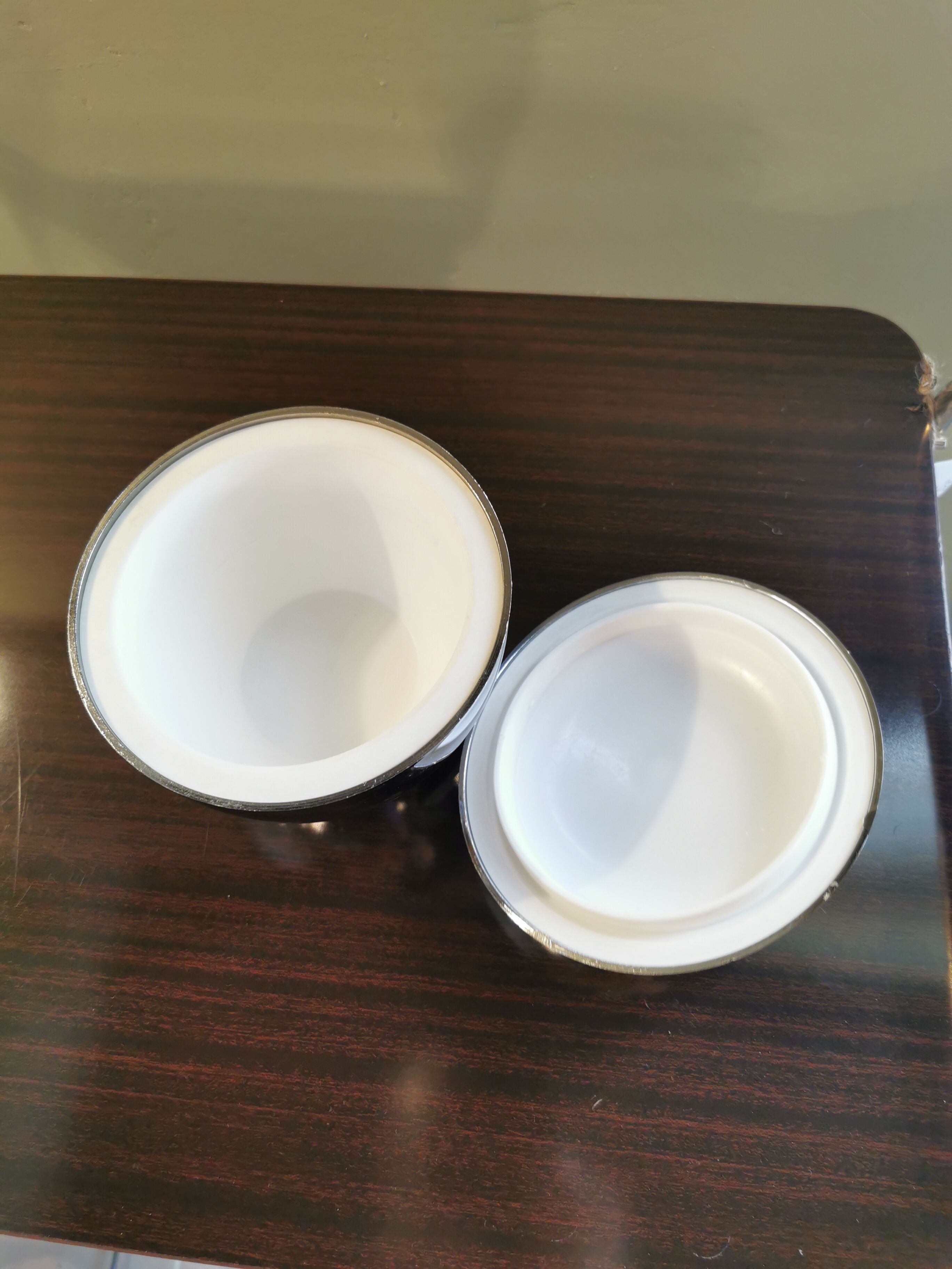 Vintage chrome apple ice bucket