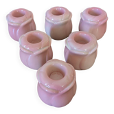 Rosebud candle holders