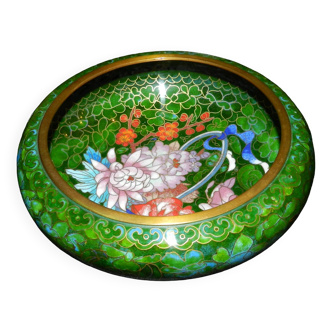 cloisonné bronze bowl