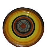 Plat circulaire polychrome MGA Tullio d'Albisola (Tullio Mazzotti)
