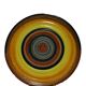 Polychrome circular dish MGA Tullio d'Albisola (Tullio Mazzotti)
