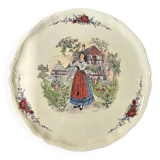 Earthenware pie dish from Sarreguemines