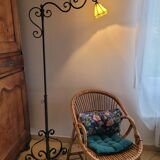 Tiffany glass paste floor lamp