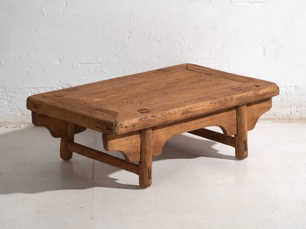 Antique Chinese kang coffee table – Primitive Chinese side table – circa 1900 #11