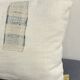 Coussin artisanal en toile ancienne style Kilim