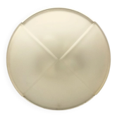 Postmodern glass ceiling lamp from Milan Iluminación, 1980s.