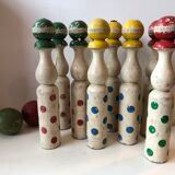 Bowling old toy wooden