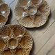 3 assiettes à huitres de Sarreguemines 250907