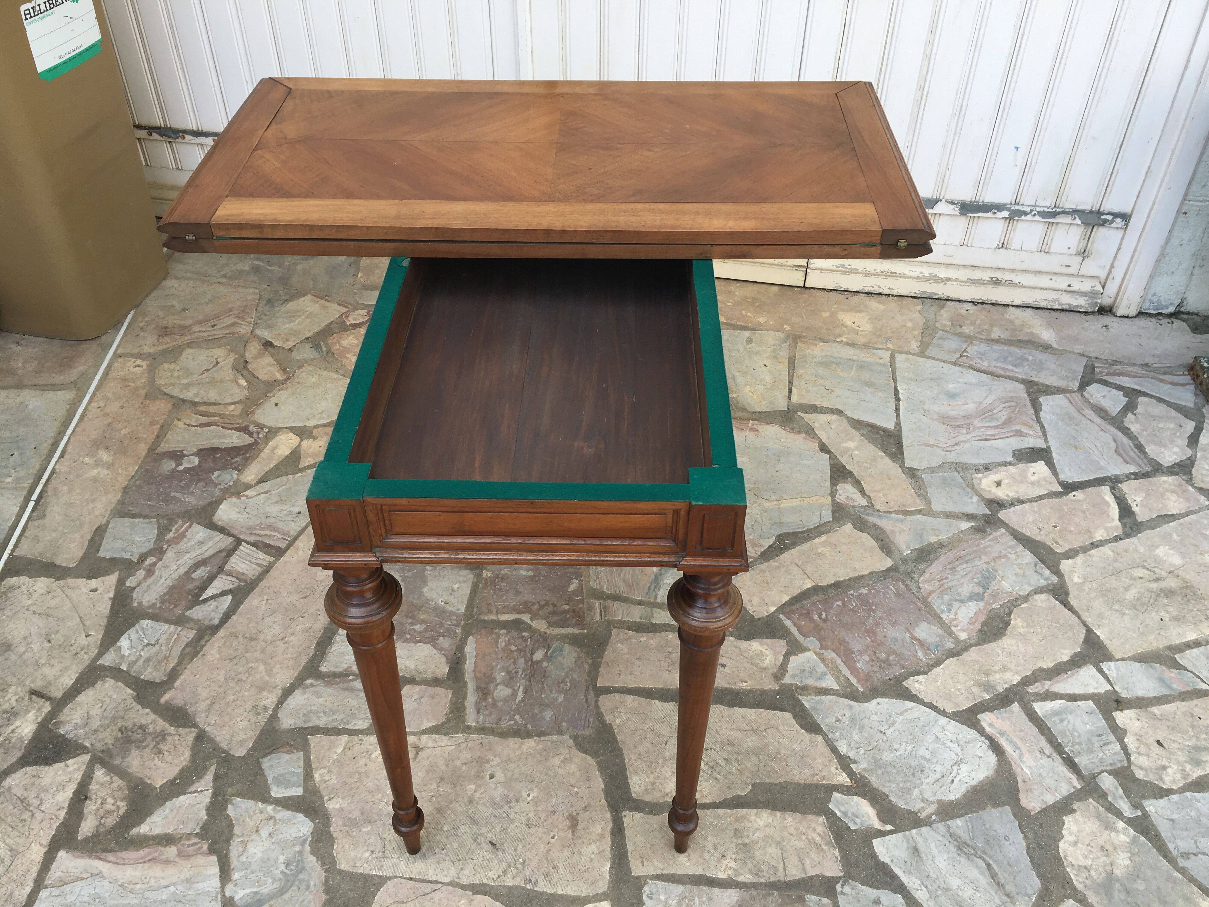Console Louis XVI Period 1880 Walnut