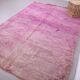 Tapis marocain vintage violet 197 x 296 cm - Tapis en laine berbère - Tapis fait main