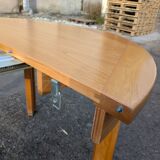 Dining table in elm from 1980