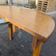 Dining table in elm from 1980