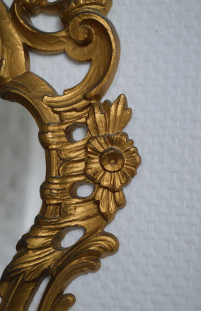 Miroir doré vintage