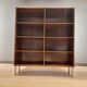 Vintage rosewood bookcase designed by Omann Jun
