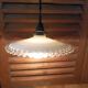 Corole glass transparent serrated edge pendant lamp dpc 0823448