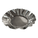 Large folded chrome bowl