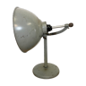 Lampe de table industrielle grise, années 1970