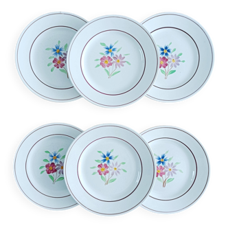 Lot de 6 assiettes à dessert Ceranord, modèle Bettina