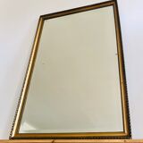 Old mirror in wood and gilded stucco, 114 x 93 cm