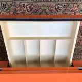 Vintage kitchen table expandable 70 years in orange formica