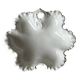 Coupelle porcelaine blanche forme feuille