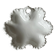 Coupelle porcelaine blanche forme feuille