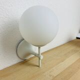 3 Max Bill wall lights for Temde in opaline, 1970s