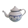 White teapot in enamelled sheet metal 50/60