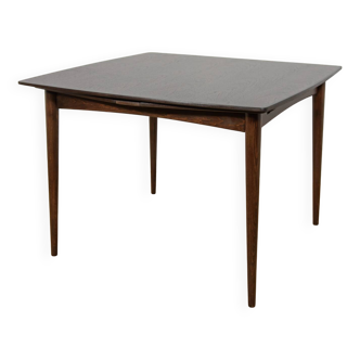 Mid-Century Square  Extendable Rosewood Dining Table, Denmark, 1960s