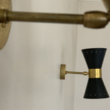 Pair of wall in the style of Italian creations of the 1950s