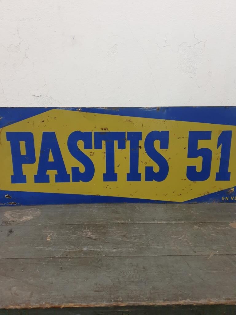 BISTROT - SHEET ADVERTISING - ADVERTISING PASTIS 51